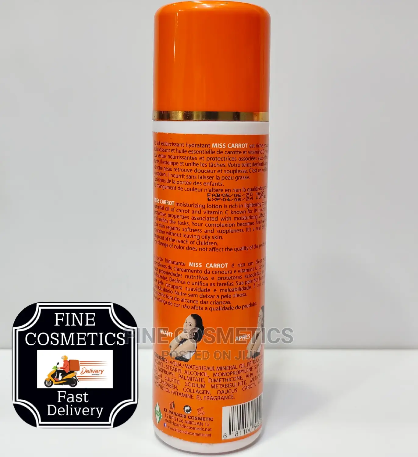MISS CARROT LOTION 7days Clarifying Beauty Lotion