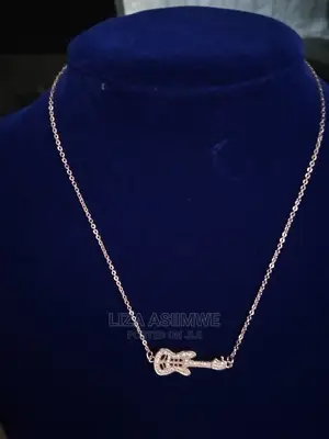 Simple Lady Necklaces With Unique Guitar Pendant Available