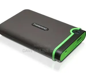 1tb Transcend Portable Usb 3.0 Hard Disk -Black, Green