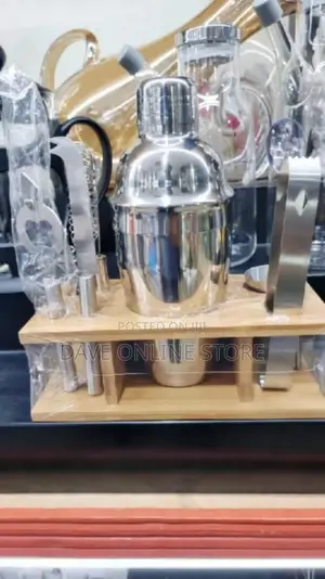 8 Pcs Stainless Steel Bar Cocktail Shaker Set