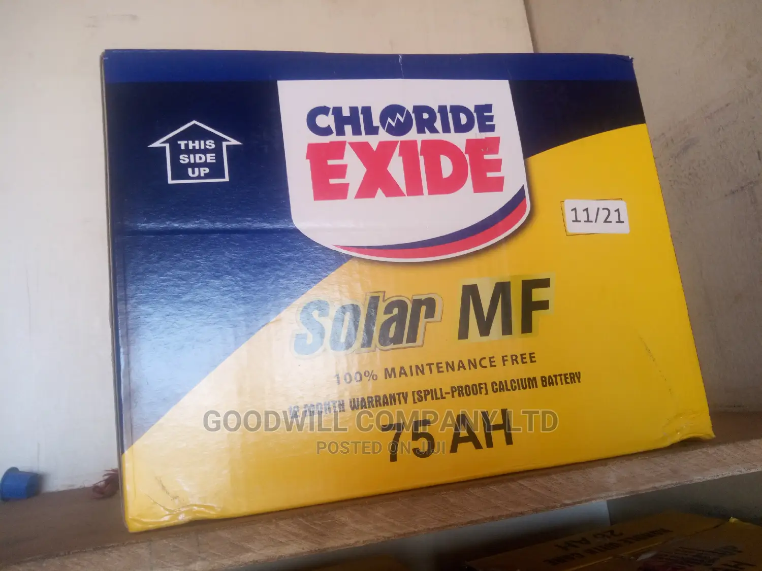 75ah MF Chloride Exide Solar Battery