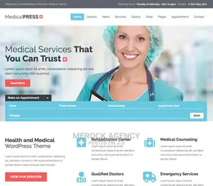 Hospital Website Development