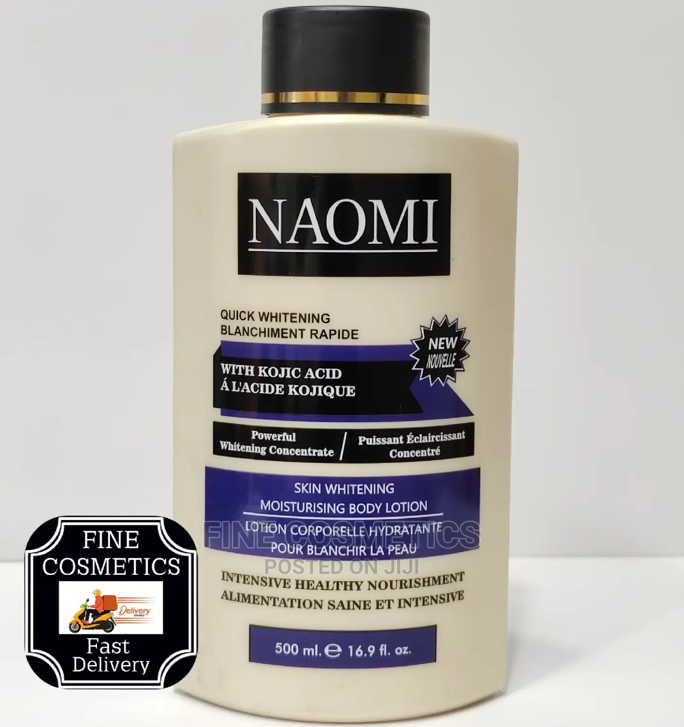 Naomi Quick Whitening Blanchment Rapide Body Lotions 500ml