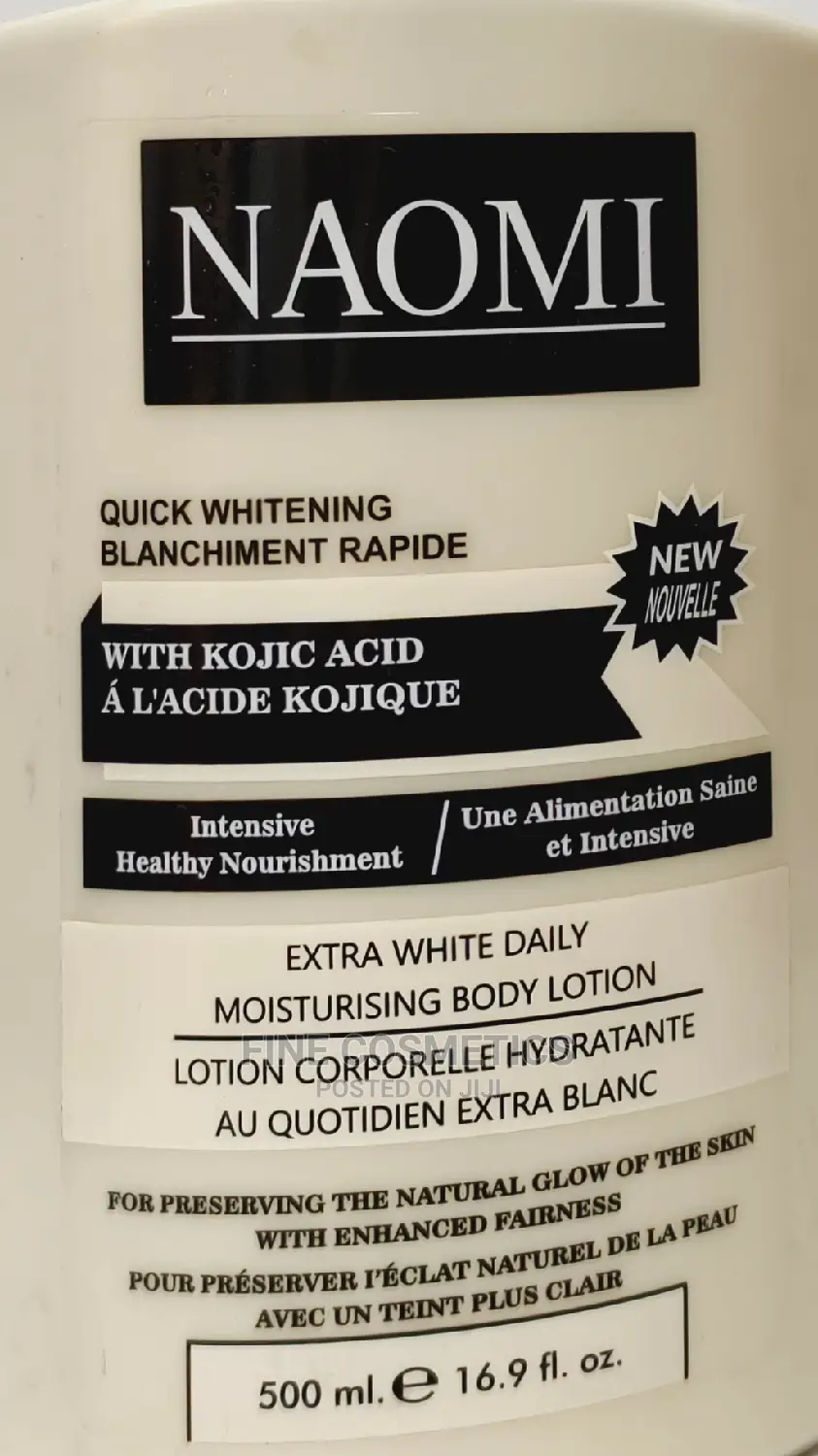 Naomi Quick Whitening Blanchment Rapide Body Lotions 500ml