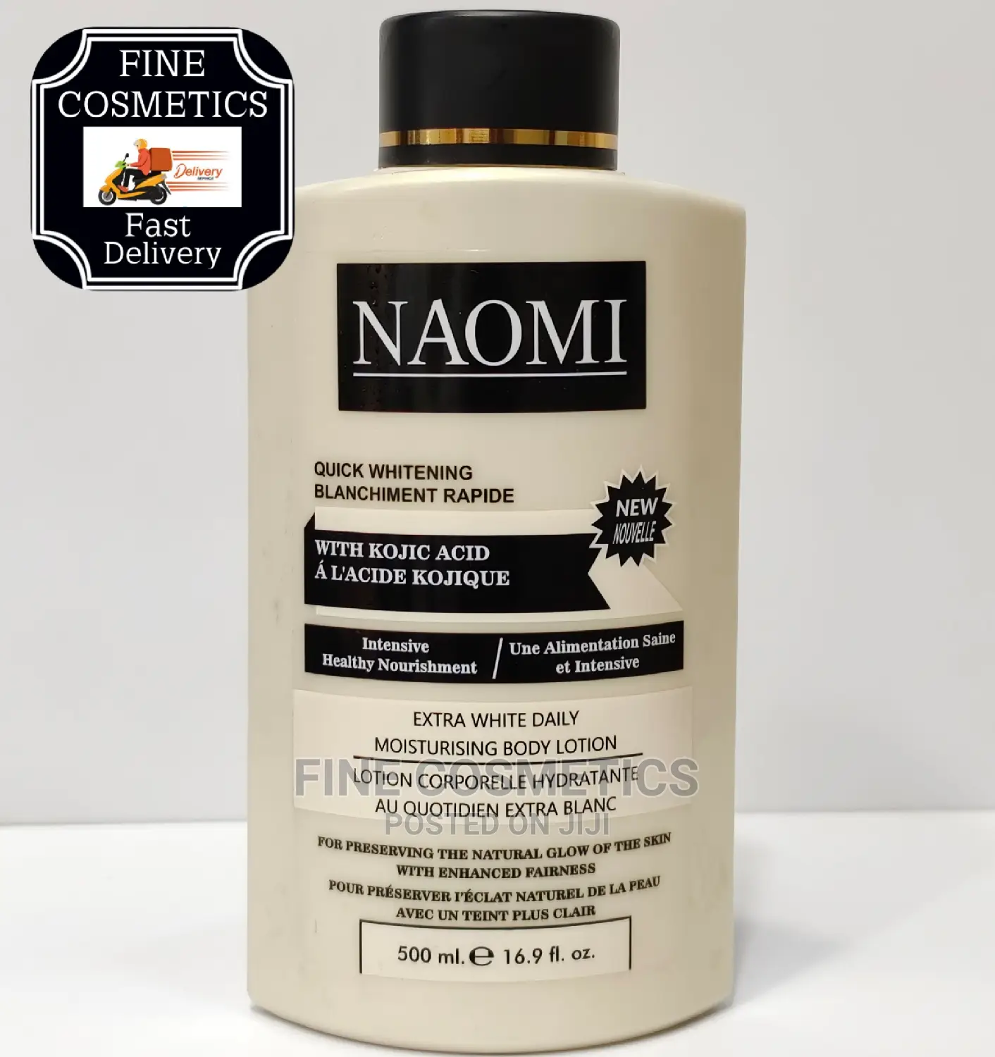 Naomi Quick Whitening Blanchment Rapide Body Lotions 500ml