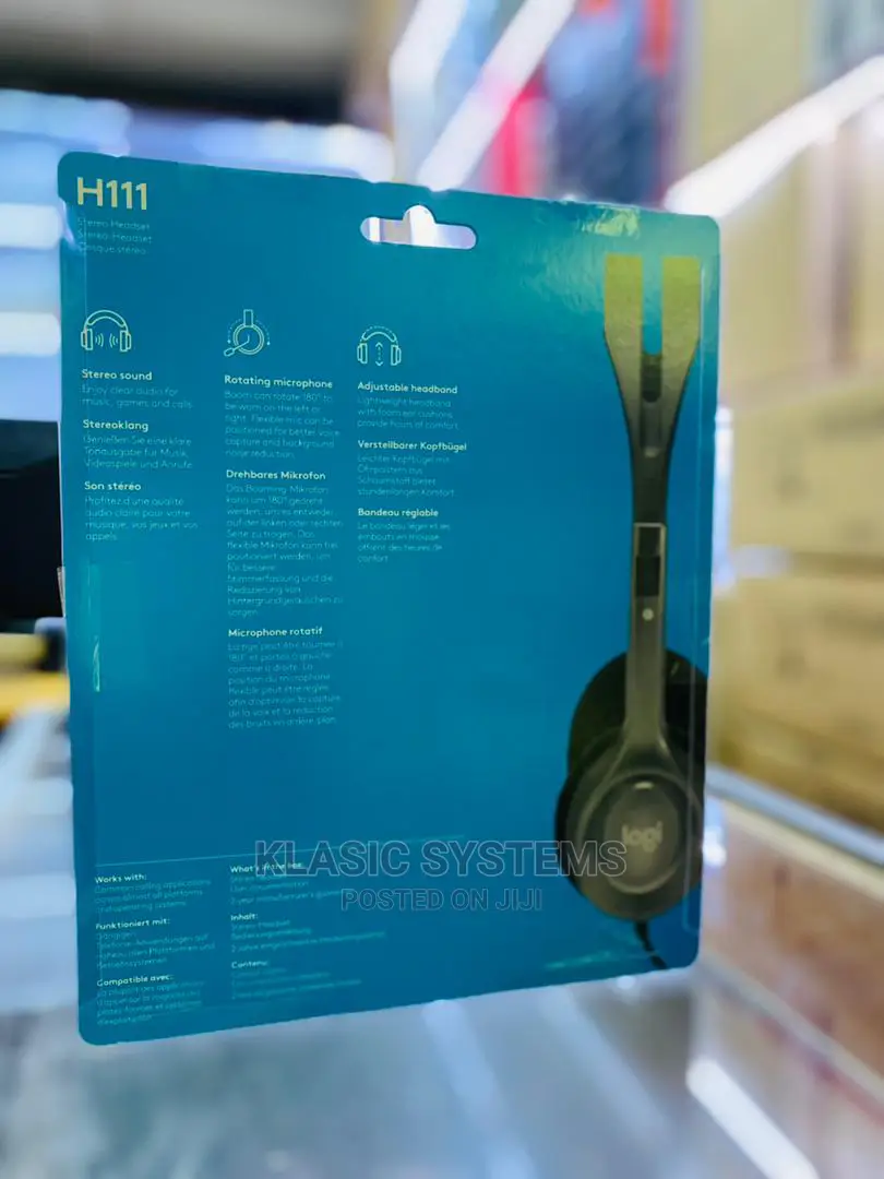 H111 Logitech Headphones 