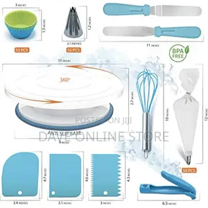 136 Pcs Cake Decorating Kit Set