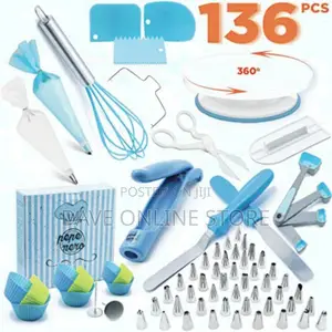 136 Pcs Cake Decorating Kit Set
