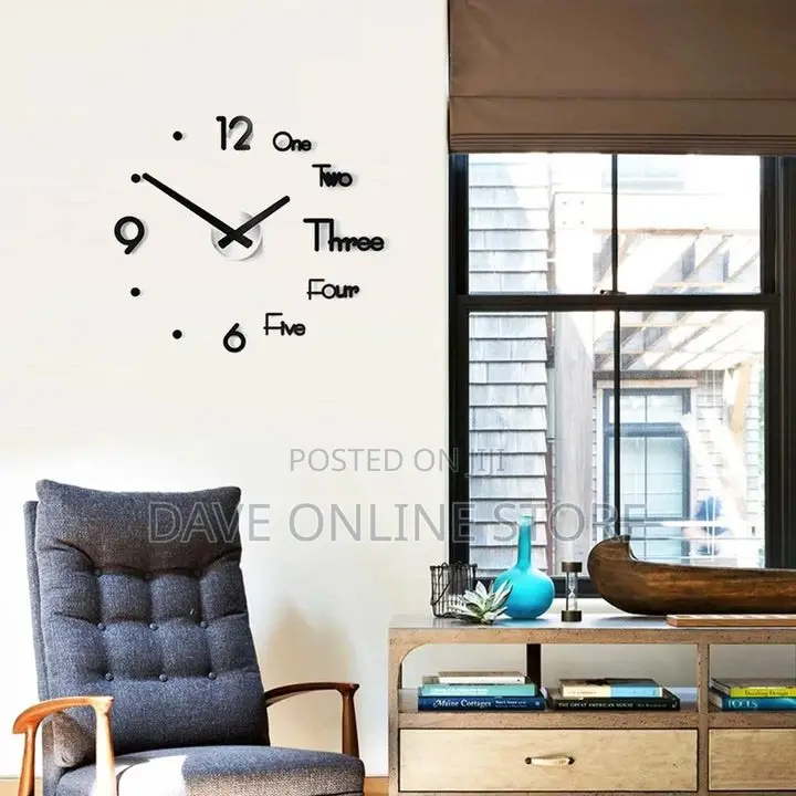 3D Classy Wall Clock