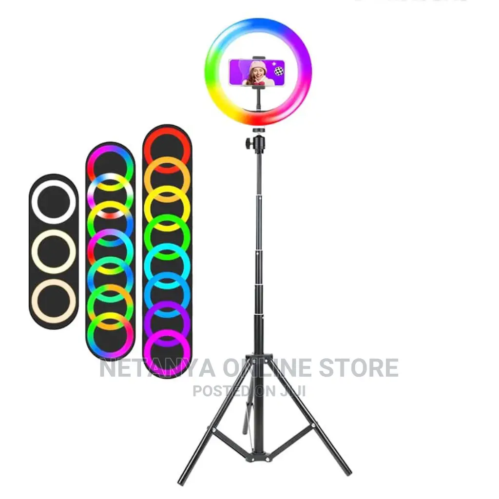 RGB Ring Lights With Stands.