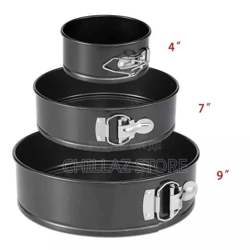 3 Pcs Round Cake Pan