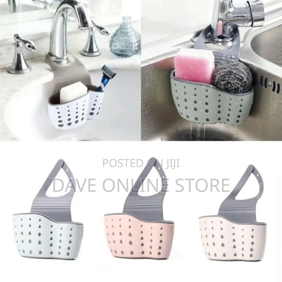 Sink Shelf Soap Sponge Drainer Rack