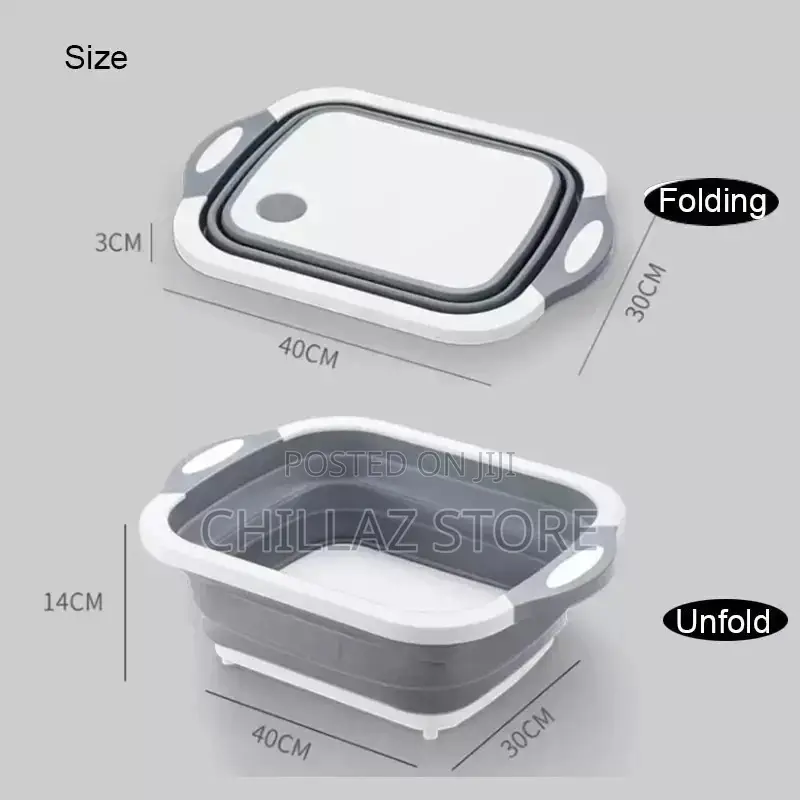 Foldable 3 In1 Chopping Board