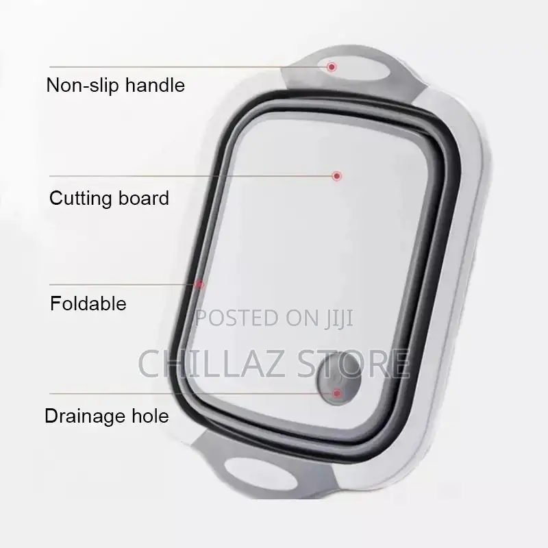 Foldable 3 In1 Chopping Board