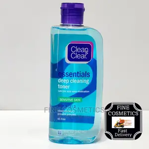 Clean and Clear Essentials Deep Cleaning Face Toner for Acne