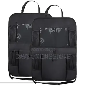Leather Car Seat Back Bag Storage Organiser