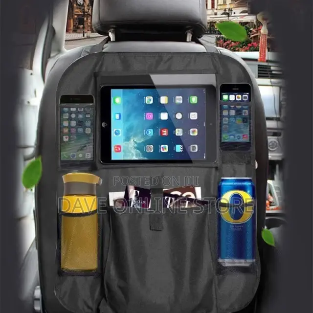 Leather Car Seat Back Bag Storage Organiser