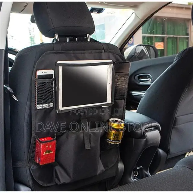 Leather Car Seat Back Bag Storage Organiser