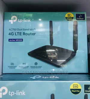 Tp-Link Archer MR200 AC750 Wireless Dual Band 4G LTE Router