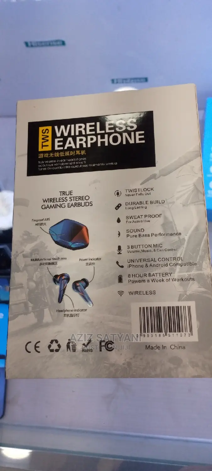 Super Gaming Earbuds, Bluetooth 5.0 Auto Pairing Headsets