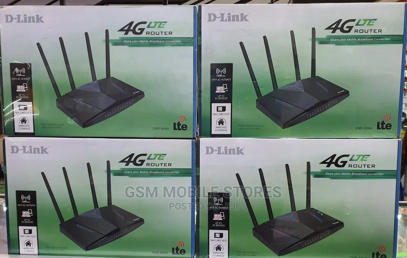 Wholesale D-Link 4G DWR-M960 1200mbps LTE Simcard Router