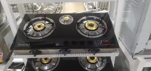 Saachi Glass Gas Cooker 2 Burners