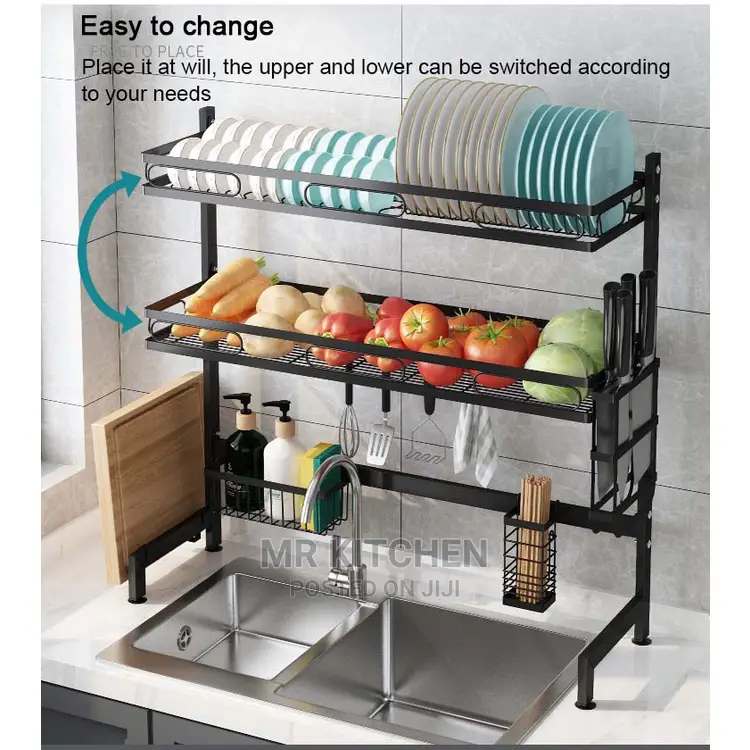 Over the Sink Double Layer Dish Rack [2layers]