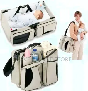 3 In1 Diaper Bag and Travel Cot Bed