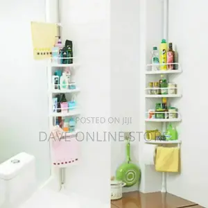 Bathroom Corner Storage Rack