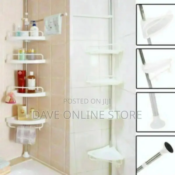 Bathroom Corner Storage Rack