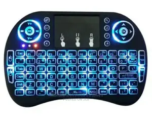 Mini 2.4ghz Backlit Wireless Keyboard Touchpad for PC -TV