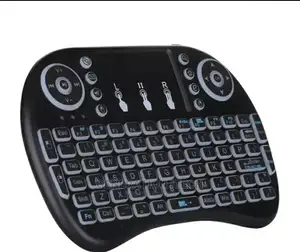 Mini 2.4ghz Backlit Wireless Keyboard Touchpad for PC -TV