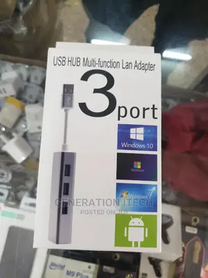 USB 3.0 To RJ45 Multi-function LAN Adapter