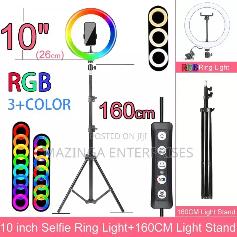 10inch Selfie,Makeup, Youtube Video Ring Lights
