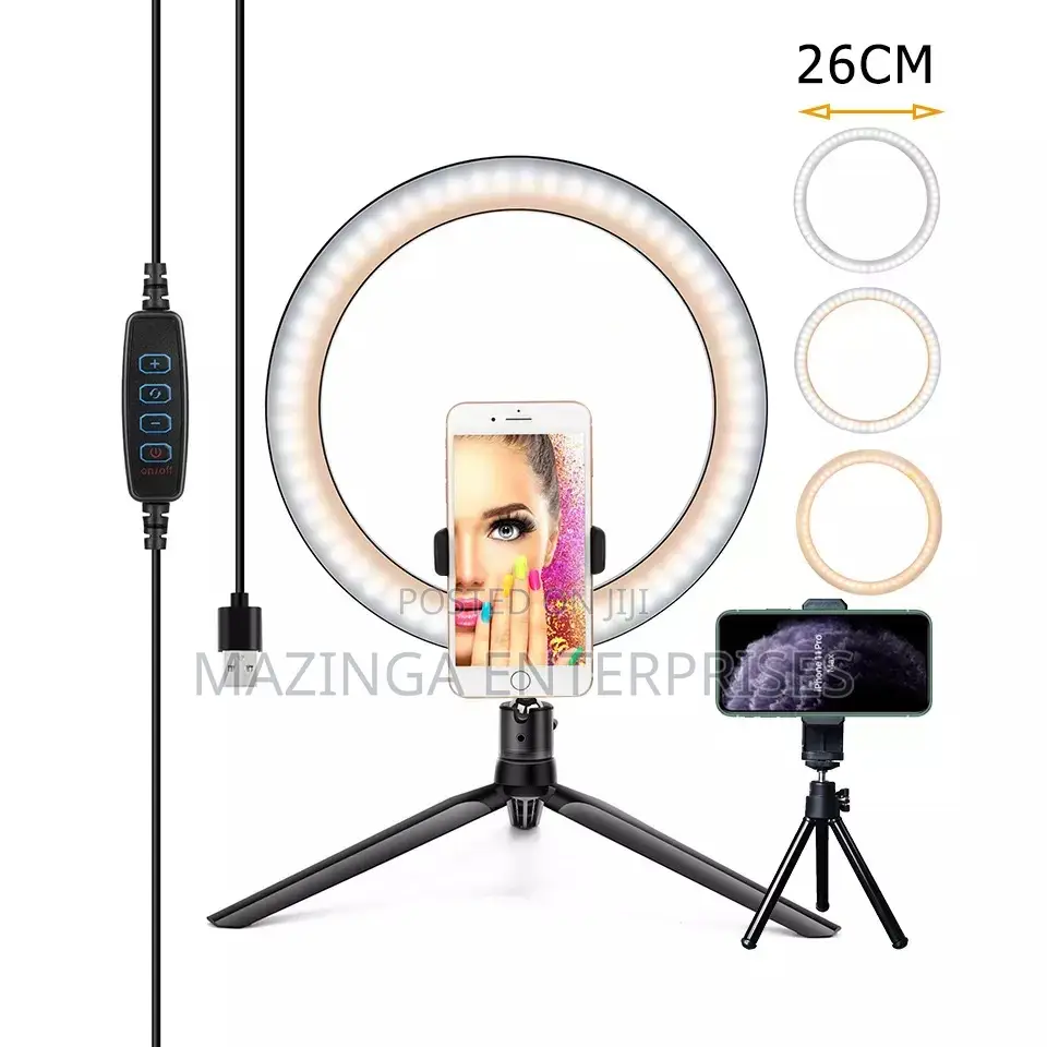 6inch Selfie,Zoom, Makeup and Video Ring Light
