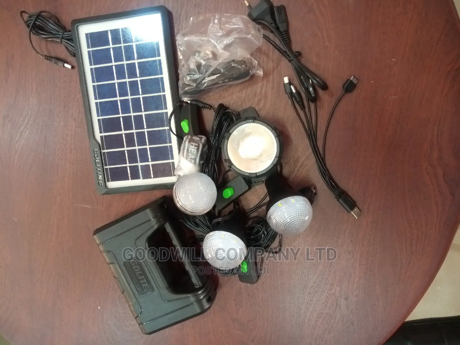 Mini Solar Kits With 4 Bulbs