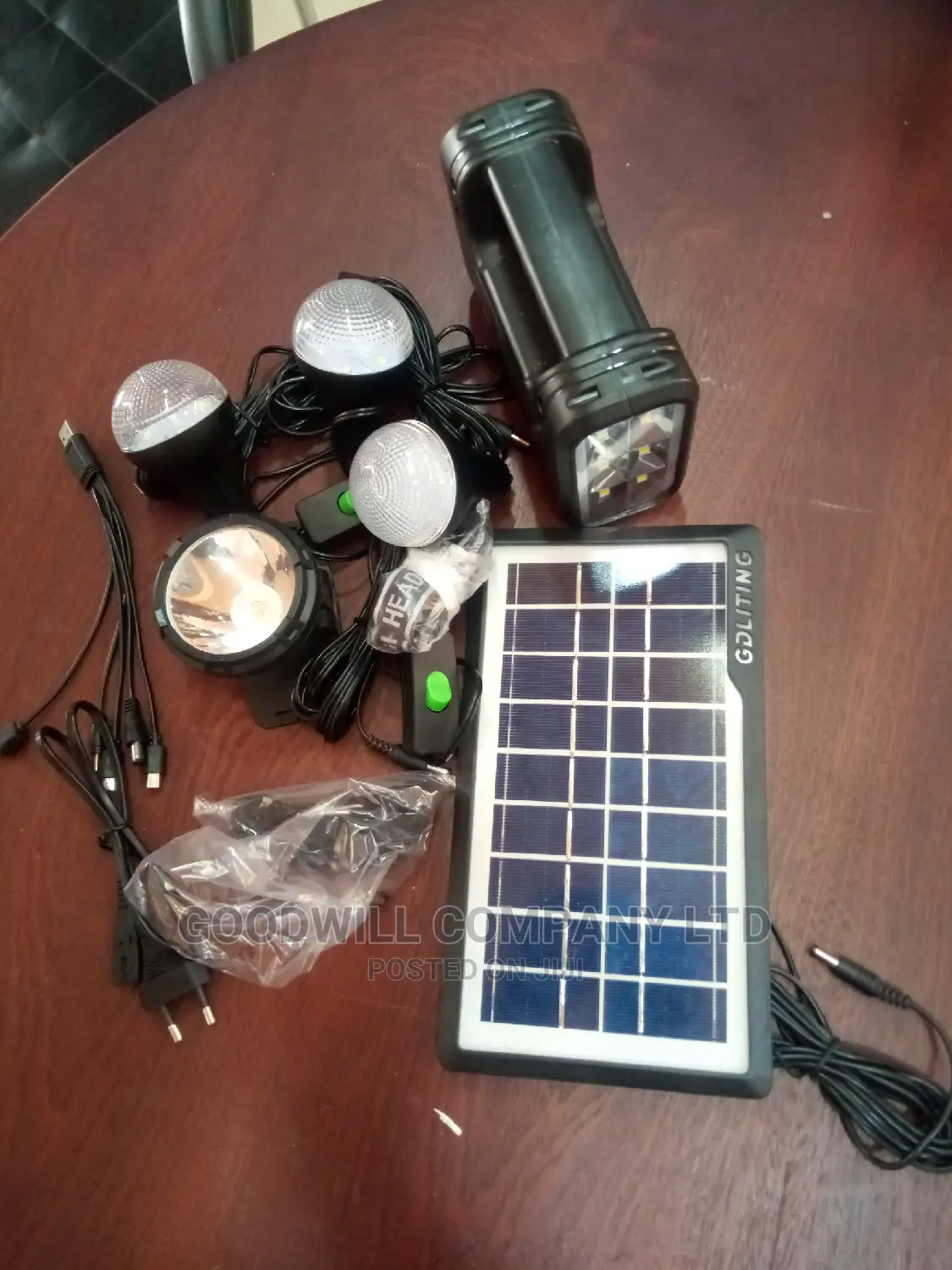 Mini Solar Kits With 4 Bulbs
