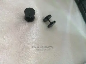Black Screw Earpins Available
