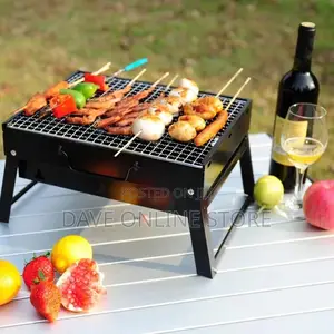 Charcoal Folding Barbecue Outdoor Portable Steel Grill
