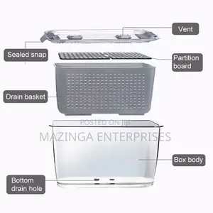 Fridge Fruits and Vegetables Storage Box/Basket/Container