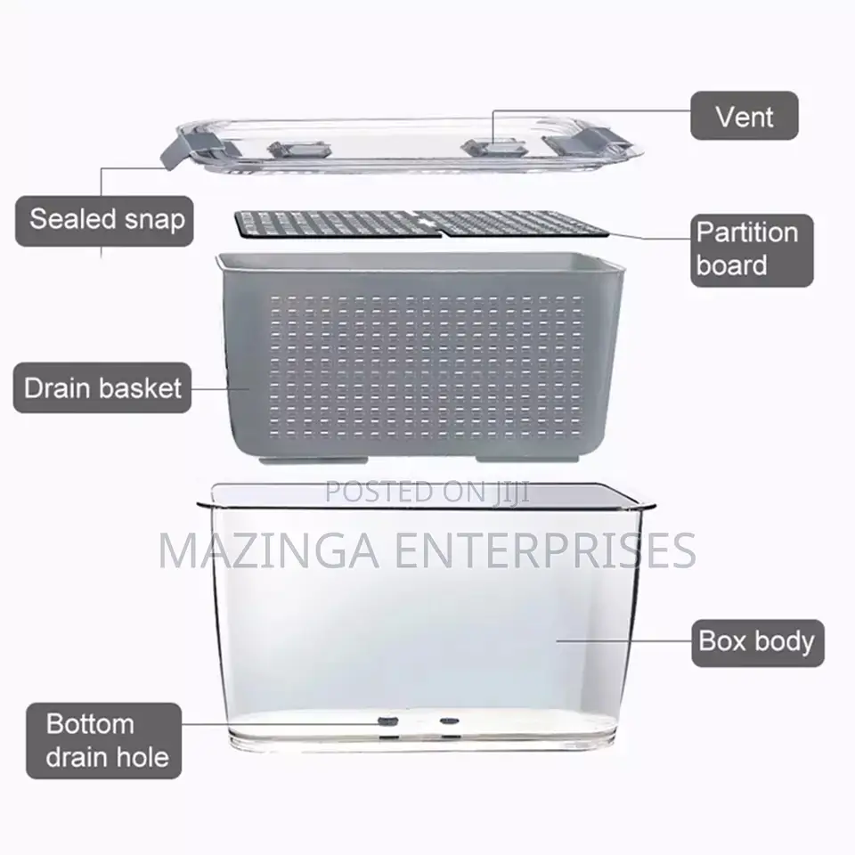 Fridge Fruits and Vegetables Storage Box/Basket/Container