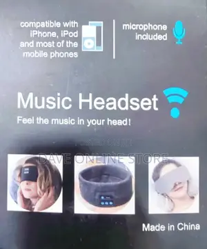 Blueetooth Wireless Sleeping Eye Mask Music Headset