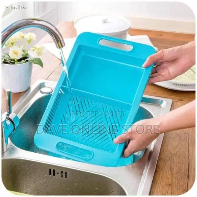 Kitchen Sink Chopping Board and Drainer Shelf