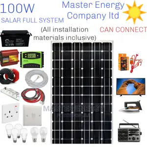 100W Solar System Full Kit
