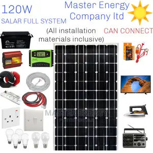 120W Solar System Full Kit