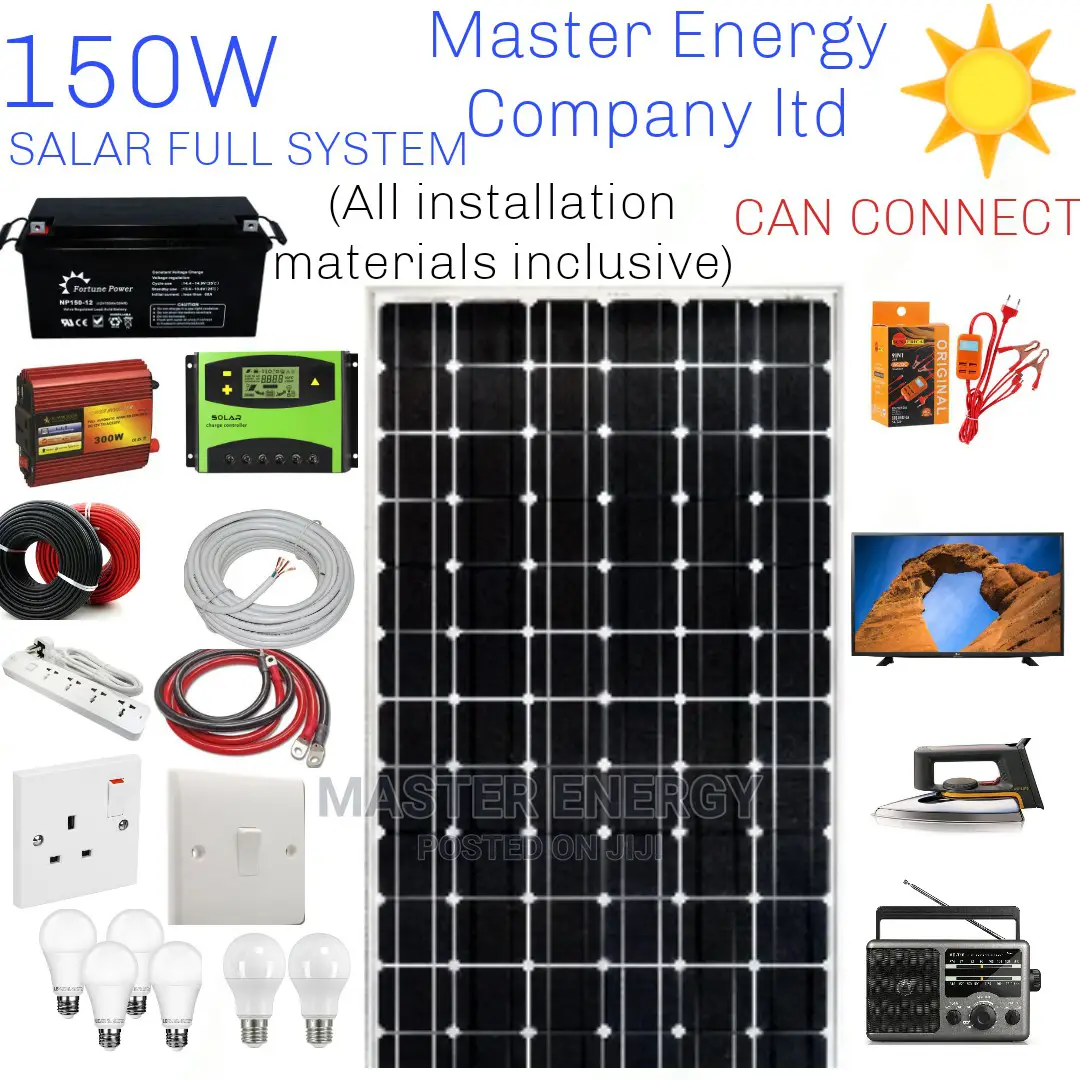 150W Solar System Full Kit