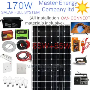 170W Solar System Full Kit
