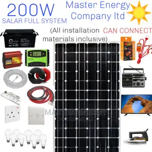200W Solar System Full Kit