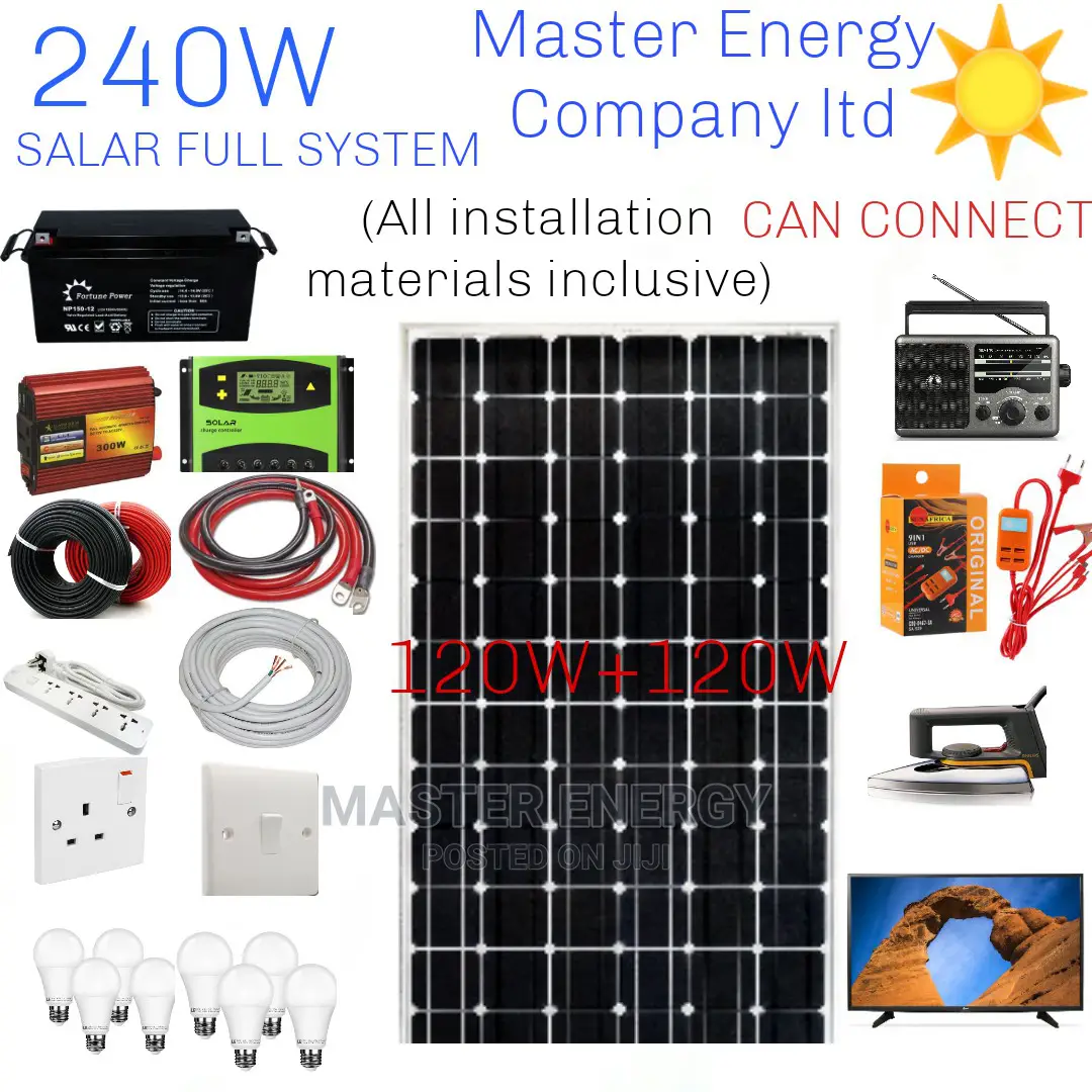 240W Solar System Full Kit
