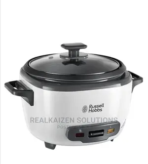 RUSSELL HOBBS Large Rice Cooker With Steamer Cup Spoon